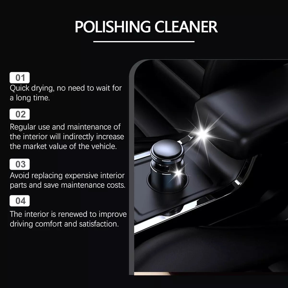 Cleaning and Polishing Spray – Streak-Free Shiny Finish