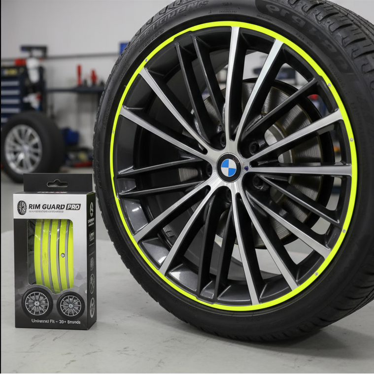 6 Pcs Illuminated Wheel Protector with Logo