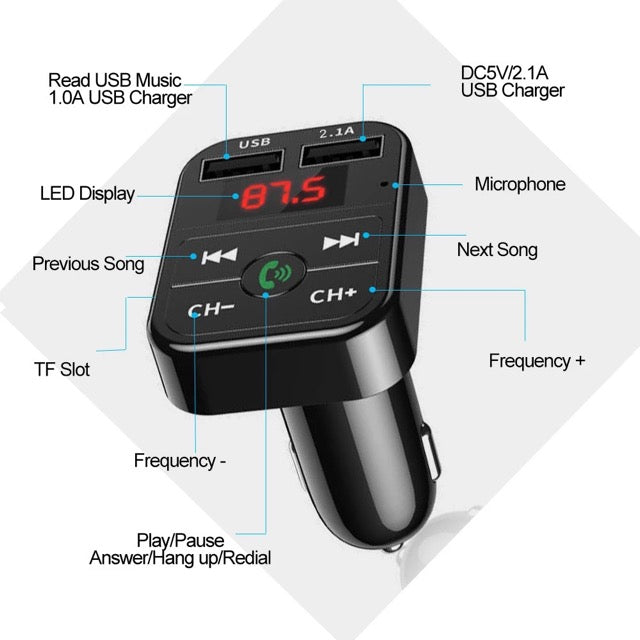 Bluetooth FM transmitter